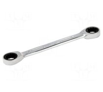 Wrench | box,with ratchet | 8mm,9mm | tool steel | Overall len: 128mm