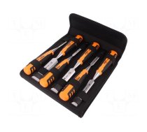 Kit: chisels | wood,professional | 6mm,10mm,12mm,18mm,25mm,32mm