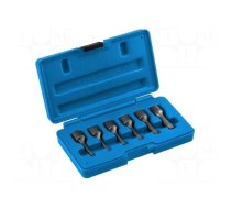 Kit: screw extractor | 6pcs.