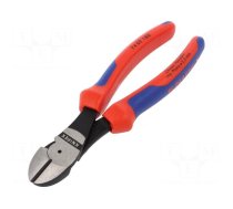Pliers | side,cutting | handles with plastic grips | 180mm