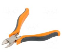 Pliers | side,cutting,miniature | anti-slip handles,satin | 110mm