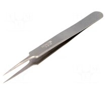 Tweezers | 110mm | for precision works | Blades: elongated,narrow