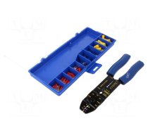 Kit: for crimping push-on connectors, terminal crimping | box