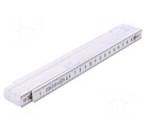 Folding ruler | L: 2m | white | measure