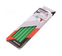 Hot melt glue | Ø: 11.2mm | green | L: 200mm | Bonding: 20÷30s | 5pcs.