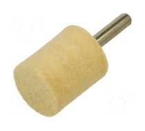 Grinding pin | for polishing metals | felt | with lever