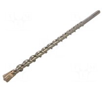 Drill bit | for concrete | Ø: 25mm | L: 520mm | SDS-MAX