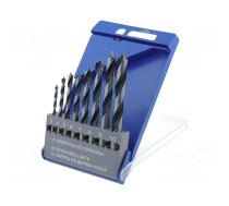 Drill set | for wood | steel | box | wood | 8pcs.