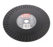 Grinding wheel | Ø: 230mm | Øhole: 22.23mm | flat,with rasp | wood