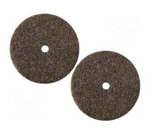 Grinding wheels | 22mm | aluminium oxide | steel | 2pcs.