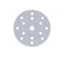 Sanding plate | Granularity: 120 | Mounting: bur | with holes | Ø150mm