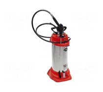 Compression sprayer | to acids | stainless steel | industrial | 10l