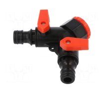 Y-connector | ABS | with valve | 1/2"