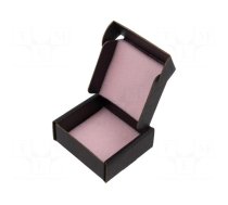 Box with foam | ESD | 60x60x25mm | Features: conductive | cardboards