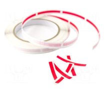 Splice tape | ESD | 12mm | 500pcs | Features: self-adhesive | red