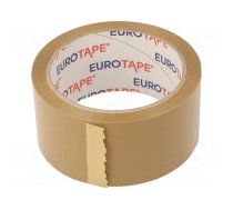 Packing tapes | L: 60m | Width: 48mm | brown | synthetic caoutchouc