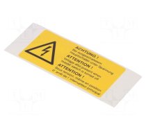 Safety sign | warning | self-adhesive folie