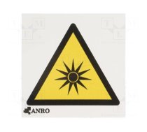 Safety sign | warning | self-adhesive folie | W: 50mm | H: 50mm