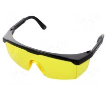 Safety spectacles | Lens: yellow | Resistance to: UV rays