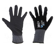 Protective gloves | Size: 10,XL | black | nitryl,polyamide | Oil