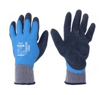 Protective gloves | Size: 11,XXL | blue | latex,polyamide | Aqua