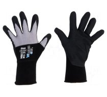 Protective gloves | Size: 11,XXL | grey-black | Duo