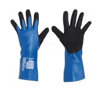 Protective gloves | Size: 8,M | blue | HPPE,nitryl,polyester | Dexcut