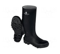 Boots | Size: 45 | black | PVC | high,with metal toecap