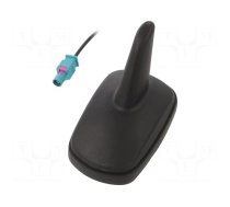 Antenna | SHARK | AM,FM | Fakra | black | 12VDC | RG174 | with amplifier