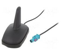 Antenna | SHARK | AM,FM | Fakra | black | 12VDC | RG174 | with amplifier