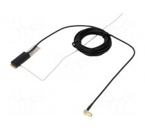 Antenna | 18dBi | DAB | 50Ω | black | 5VDC | RG174 | -10÷80°C | 174÷240MHz