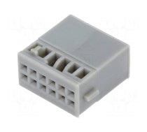 Connector housing | plug | Quadlock | PIN: 12 | VW 2011-> | white