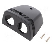 Car lighter socket housing | black