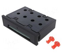 Inductance charger | black | 5W | Mounting: push-in | W: 188mm | H: 58mm