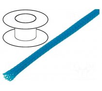 Braid | polyester | Package: 100m | ØBraid : 3÷7nom.4mm | blue