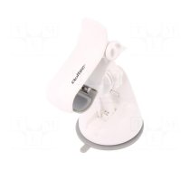 Car holder | white | for windscreen | Size: max.6,8"