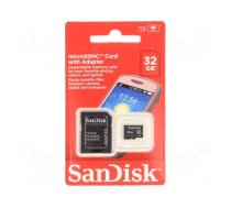 Memory card | microSDHC | Class 4 | 32GB | SD adapter