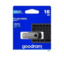 Pendrive | USB 2.0 | 16GB | R: 20MB/s | W: 5MB/s | black | USB A