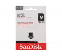 Pendrive | USB 3.2 | 32GB | R: 130MB/s | ULTRA FIT | USB A