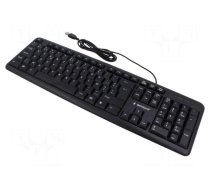 Keyboard | black | USB A | BE layout,wired | 1.5m