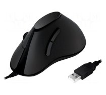 Optical mouse | black | USB | wired | No.of butt: 5