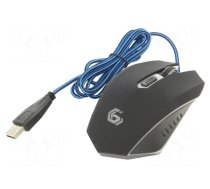 Optical mouse | black,blue | USB A | wired | 1.3m | No.of butt: 6