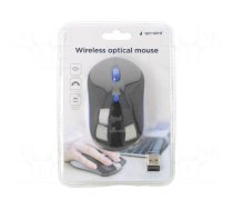 Optical mouse | black,blue | USB A | wireless | 10m | No.of butt: 4