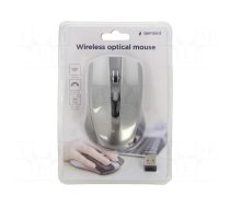 Optical mouse | black,grey | USB A | wireless | 10m | No.of butt: 4