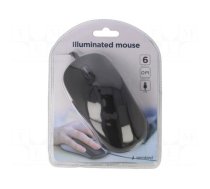 Optical mouse | black,mix colours | USB A | wired | 1.8m