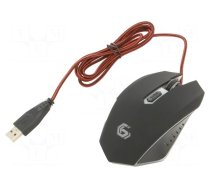 Optical mouse | black,red | USB A | wired | 1.3m | No.of butt: 6