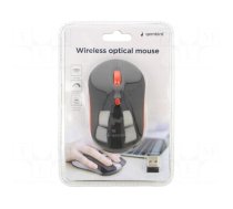 Optical mouse | black,red | USB A | wireless | 10m | No.of butt: 4