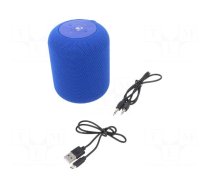 Speaker | blue | Jack 3,5mm,microSD,USB B micro | Bluetooth 5.0