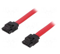 Cable: SATA | SATA L-Type plug x2 | 300mm | red