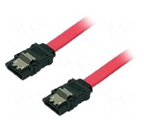Cable: SATA | SATA L-Type plug x2 | 500mm | red